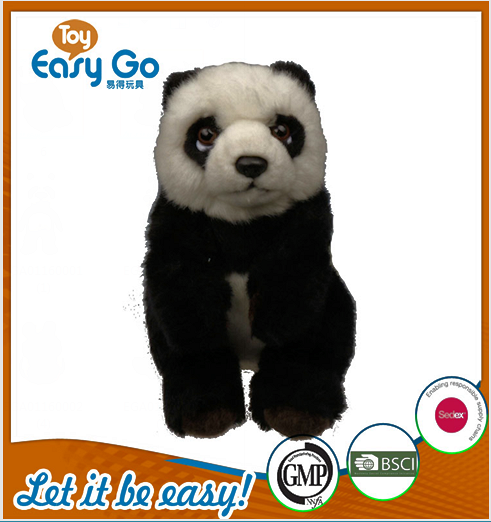 Customized cute panda plush stuffed toy 